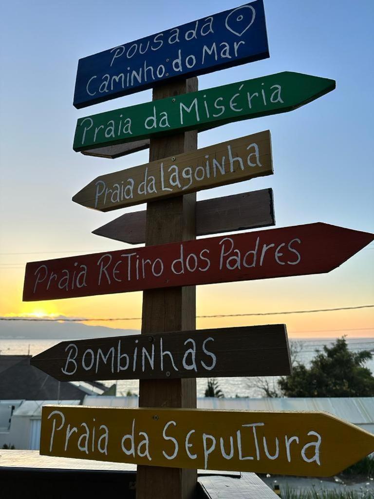 Pousada Caminho Do Mar Бомбиньяс Экстерьер фото